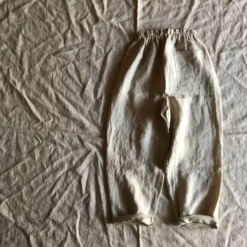 린넨 트윌 몸빼 옅은 베이지