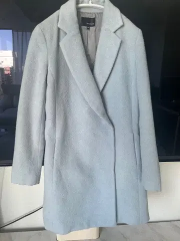 22 OCTOBRE 라이트 그레이 피 코트 사이즈 40