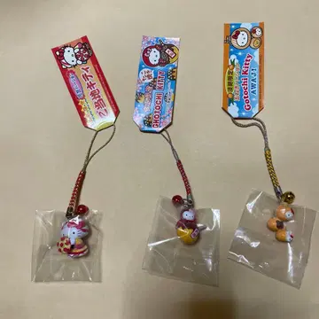 지역 한정 키티 스트랩 3개 세트