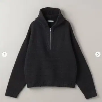 BEAUTY&YOUTH 여성용 울 하프 지퍼 후디