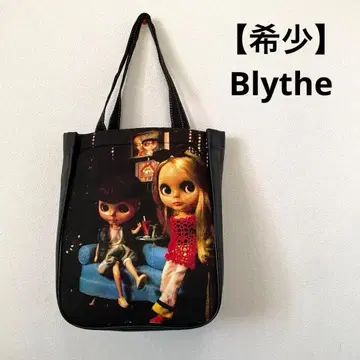 [레어] Blythe 브라이스 대용량 토트백 블랙 레트로