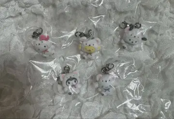 산리오 포근포근 스노우 메지루시 액세서리