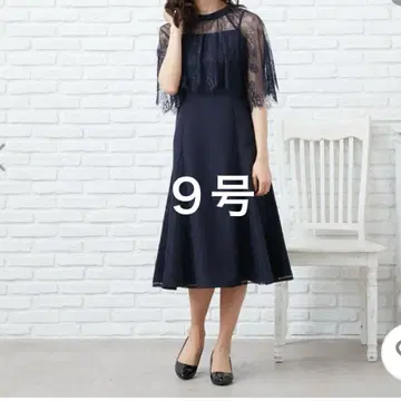 레이스 볼레로 포함 드레스 9호