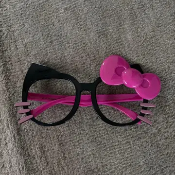 헬로키티 고양이 귀 안경