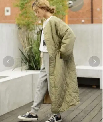 퀼팅 리버서블 보아 코트