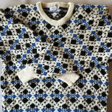 영국제 Michal Ross 울 스웨터 셰틀랜드 울 100% 새상품급