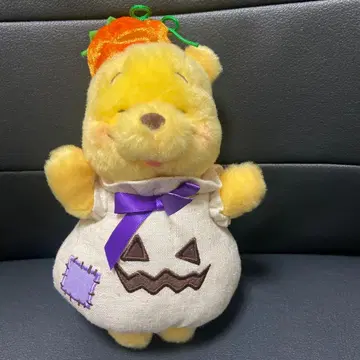 디즈니 스토어 곰돌이 푸 봉제 인형 키링 할로윈 2025