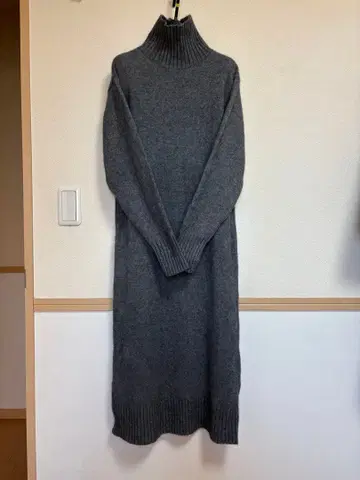 프레이 아이디 니트 원피스 하이넥