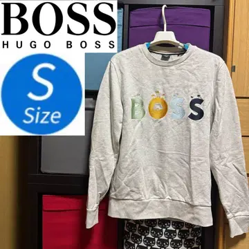 HUGO BOSS 휴고보스 보스 트레이닝복 맨투맨 로고 S 사이즈