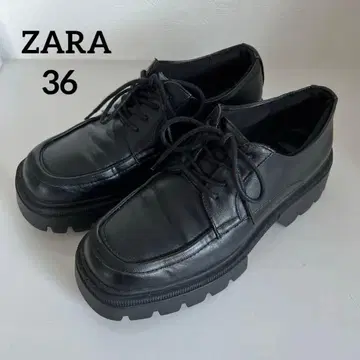 ZARA 블랙 통굽 로퍼