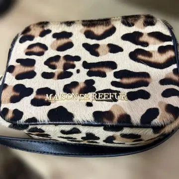 MAISON DE REEFUR 레오파드 무늬 숄더백