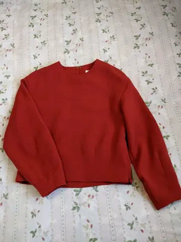 Ballsey 보르지 빨간색 긴팔 상의