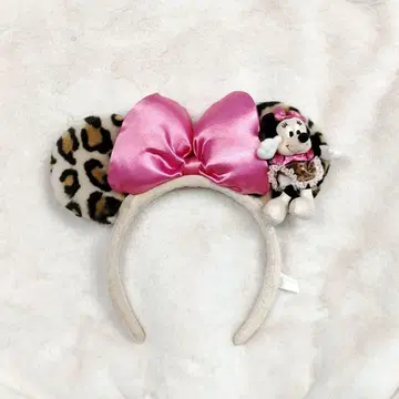 미니 마우스 레오파드 무늬 머리띠