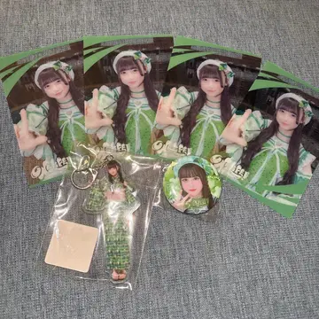 클리어 카드와 캔뱃지와 아크링 키링 세트 와카바노아