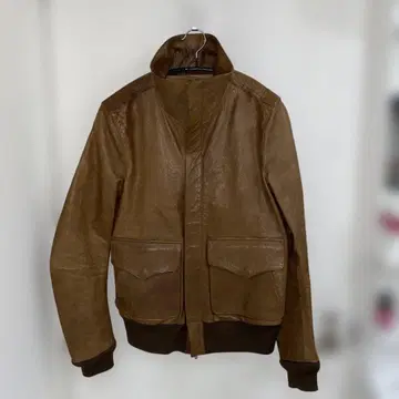 ATTACHMENT 가죽 A-2 flight jacket