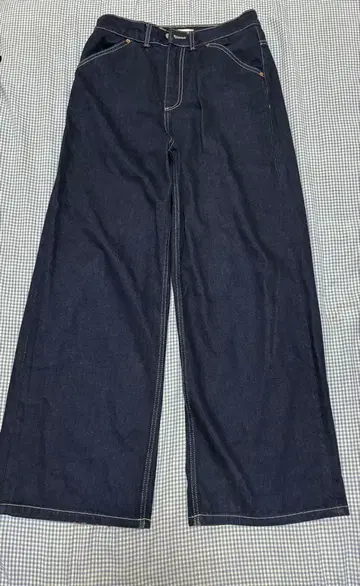 Zara 슈퍼 배기 데님 다크 네이비