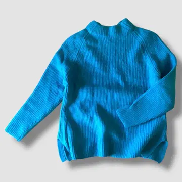 SHIPS any 캐시미어 니트 터콰이즈