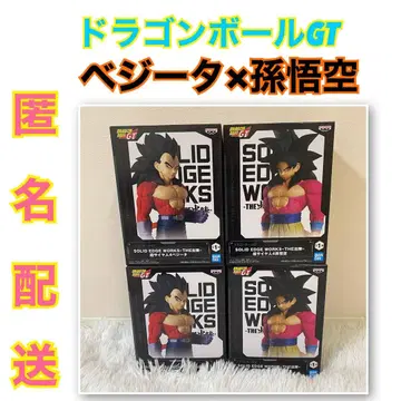 [ 당일 발송 ] 드래곤볼 GT 초사이어인 4 손오공 베지터 피규어 4개