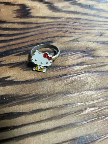 빈티지 SANRIO 산리오 사이즈 조절 가능 헬로키티 반지 링