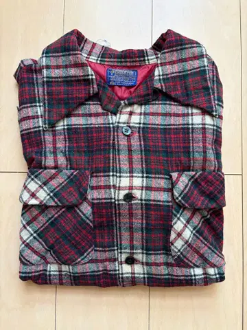PENDLETON 펜들턴 보드 셔츠 70s 빅 사이즈 좋은 배색