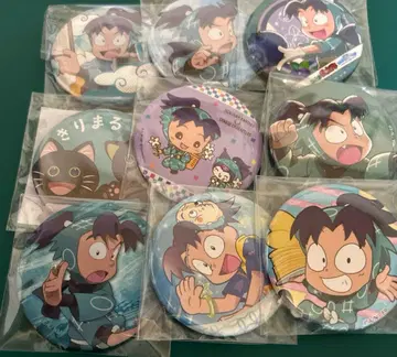 닌타마 란타로 셋츠노 키리마루 캔뱃지 모음 9점
