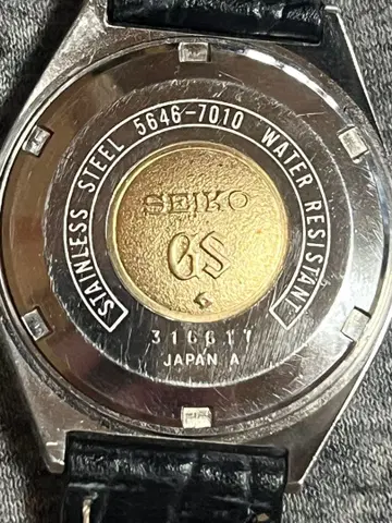 그랜드세이코 GS 자동 와인딩 시계 5646-7010 1973년 제조