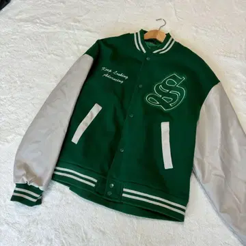 ILL'S 사가라 와펜 자수 빅 실루엣 바시티 자켓