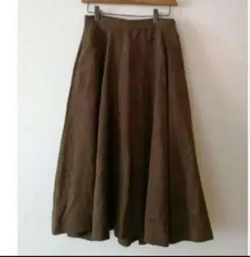 니코앤드 페이크 스웨이드 스커트