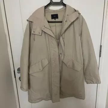 23구 다운 코트 베이지