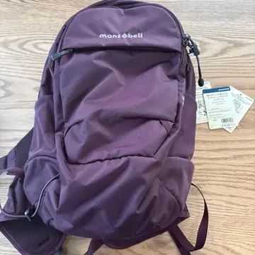 새상품 mont-bell 백팩 팩 와인 레드