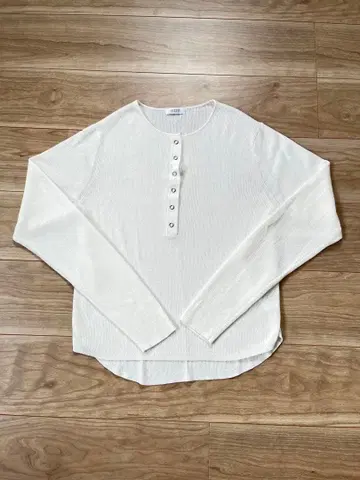 [ 새상품급 ] LOWRYS FARM 시어 헨리 니트 풀오버 L 사이즈