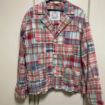 맥그리거 체크 무늬 테일러드 자켓