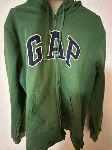 GAP 그린 집업 후드티