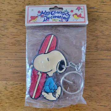 스누피 아크릴 키링 서핑 롱보드