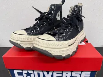 통굽 레어 컨버스 올스타 ZIP 하이 블랙 27.5