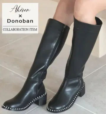 미사용 새상품 Akiron x Donoban 롱 부츠 S 사이즈