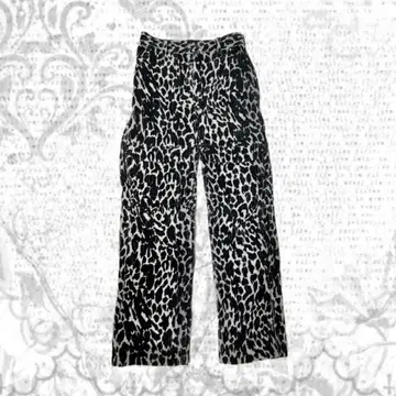 xgirl 레오파드 무늬 와이드 팬츠