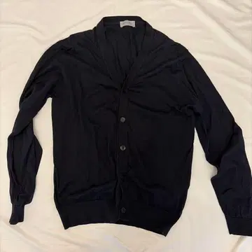 JOHN SMEDLEY 네이비 가디건 L