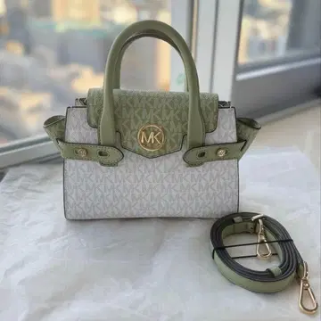 마이클코어스 2WAY 핸드백 그린