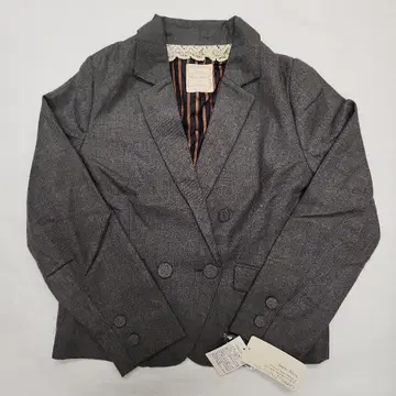 그레이 더블 버튼 테일러드 자켓 M