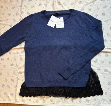 새상품 INDIVI 니트 38/M 캐시미어 혼방