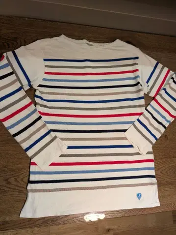 오시발 보트넥 스트라이프 바스크 셔츠 사이즈 4