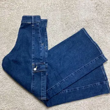 작은 사이즈 썸씽 LISA XS 배기 워크 와이드 페인터