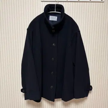 CASA FLINE x macoto 울 코트 네이비