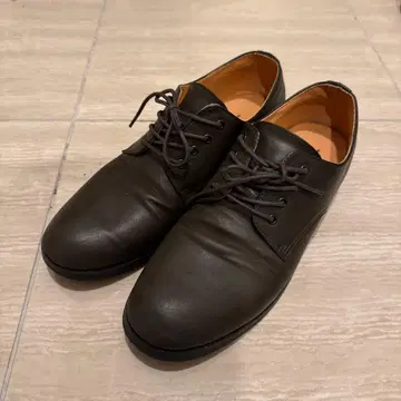 다케오 키쿠치 가죽 신발 (브라운) 26