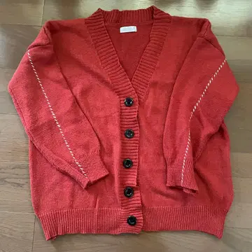 MINI MINI STORE 빨간색 가디건