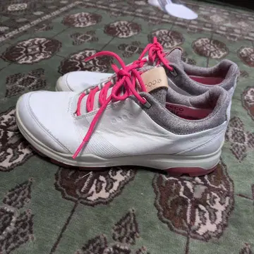 ECCO 골프화 화이트/핑크