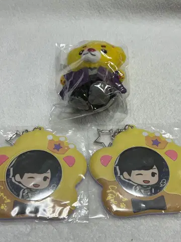 카미야 히로시 SunnyBox 캔뱃지&커버 세트&마스코트 하레욘군