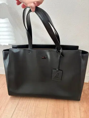 agnes b.VOYAGE 가죽 토트백