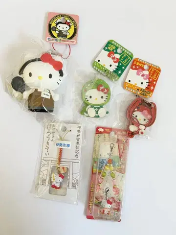 헬로키티 스트랩 5개 세트